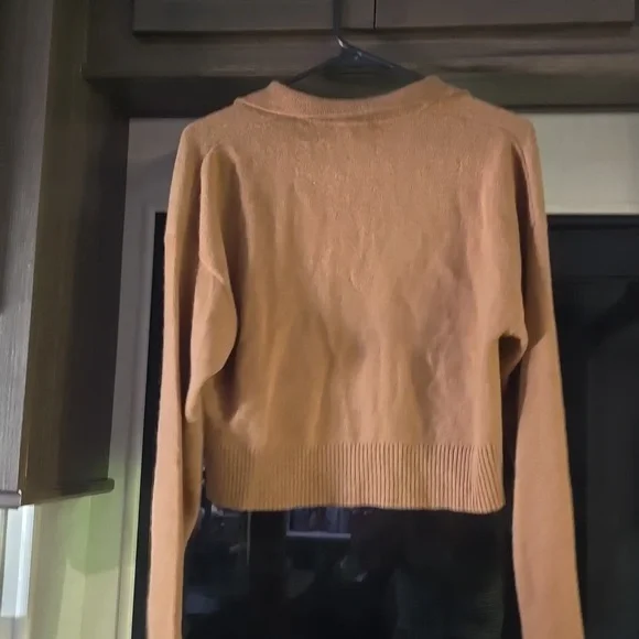 REFORMATION Cashmere Polo Size XS Camel As Seen On Taylor Swift… - Picture 11 of 16